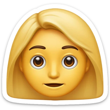 Criar um emoji com paralisia facial do lado direito sticker