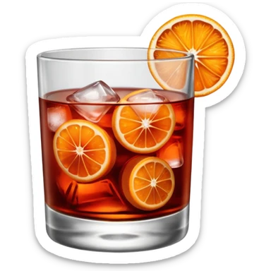 negroni cocktail sticker