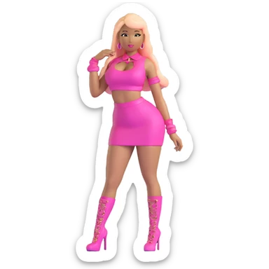 Nicki Minaj rapper sticker