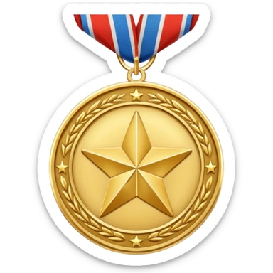médaille du courage Cerballaince sticker