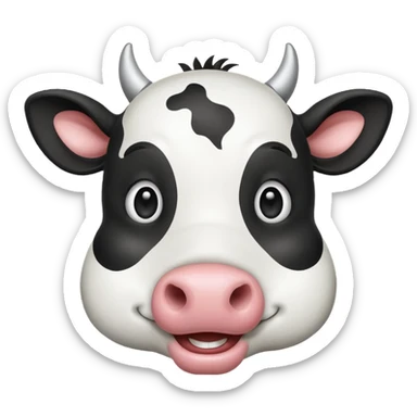 Vaca loca sticker