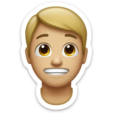 A person crying while doing cartwheel sticker