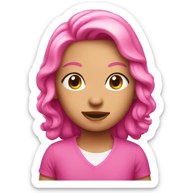 Pink  sticker