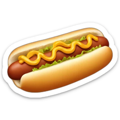 hot dog sticker