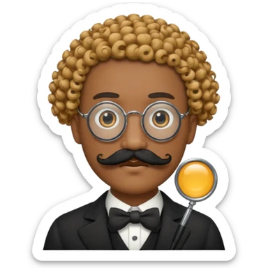 mustache monocle emojis sticker