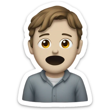 It seems like you’re asking for an emoji that conveys sadness. Here’s one for you: 😞 sticker