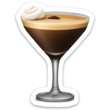 espresso martini cocktail sticker