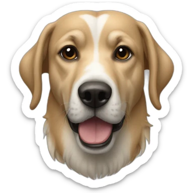 chien seter angalis sticker