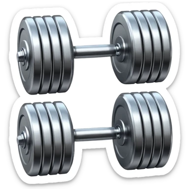 dumbbells sticker