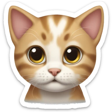super super cute kitten sticker