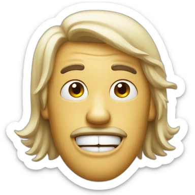 silly goofy person sticker