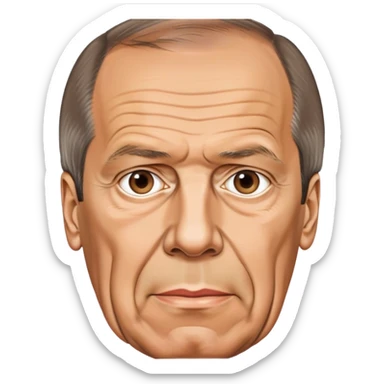 sergei lavrov photorealistic sticker