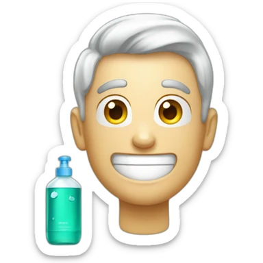 premium mouthwash sticker