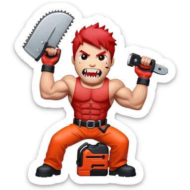 Chainsaw man  sticker