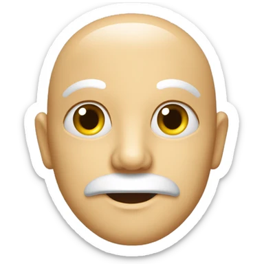 Ein ruhiges, meditierendes Gesicht mit geschlossenen Augen, das Gelassenheit ausstrahlt. sticker