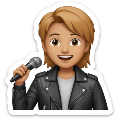 Happy Rock Pop Music Singer sticker