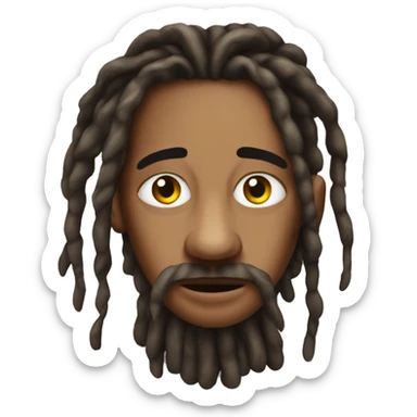 dreadhead rolling eyes sticker