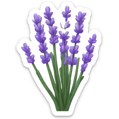 single lavender sticker