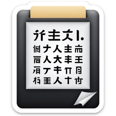 A Slack emoji to express "日本語営業資料" - simple and intuitive sticker