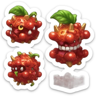 Devil fruit from one piece but it’s a marvel snap cube sticker