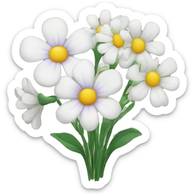 wildflower bouquet  sticker