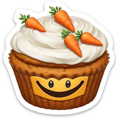 carrot cake muffins with NO green sticker