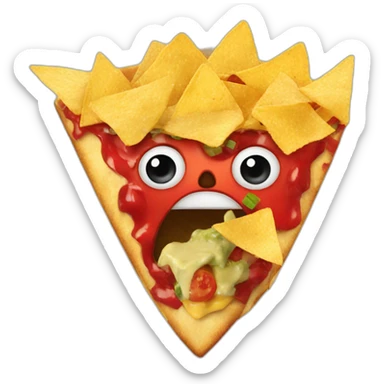 Nasty Nachos sticker