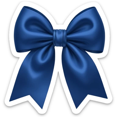 Laço azul escuro  sticker