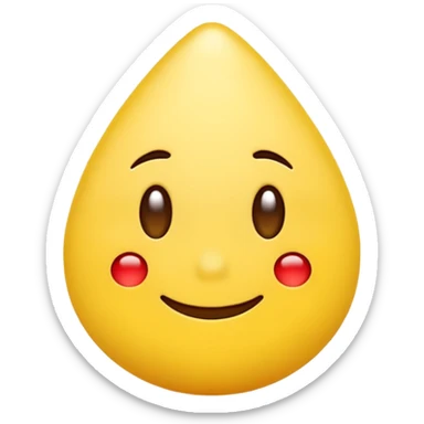 sad emoji just like in the pacman  sticker