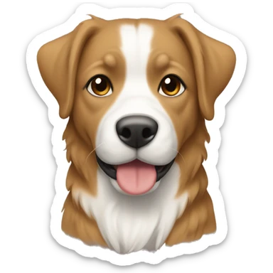 Light brown border-colie sticker