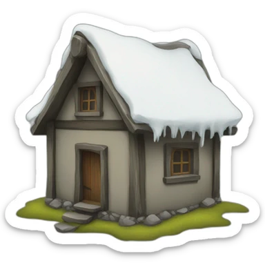 icelandic elve house sticker
