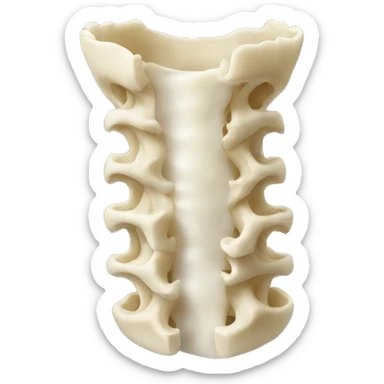 Coluna vertebral sticker