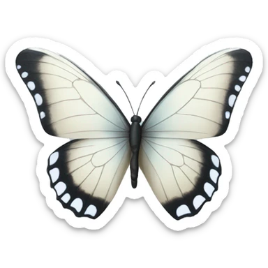 Farfalla bianca  sticker