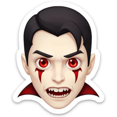 Vampire sticker