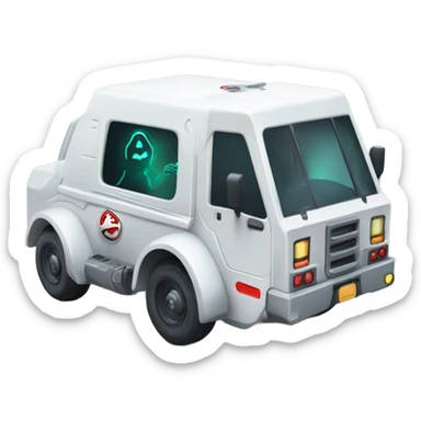 Ghostbuster cyber truck  sticker