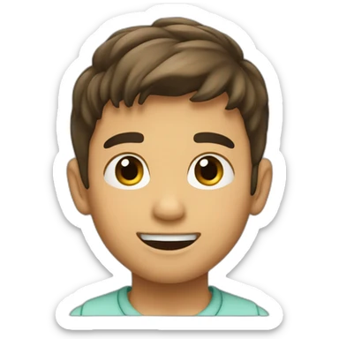 Niño moreno sticker