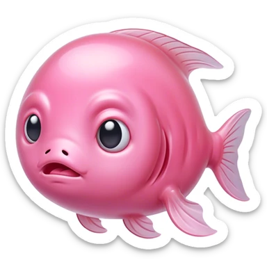Blob fish sticker
