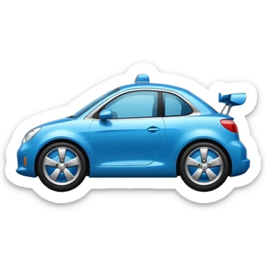 Logo certification de couleur bleu avec le symbole vrai  sticker