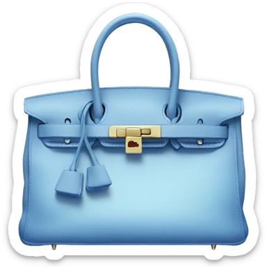Blue Birkin Bag sticker