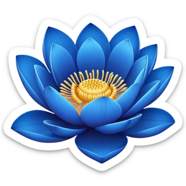 Blue lotus  sticker