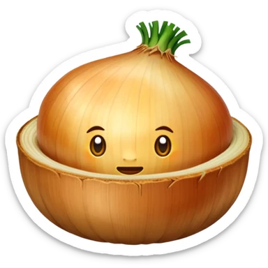 onion dish sticker