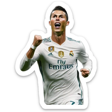 Cristiano ronaldo goal celebration sticker