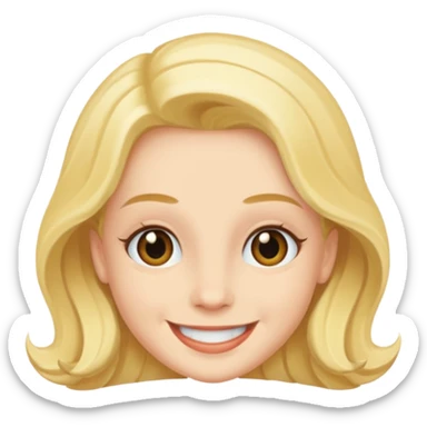 shelly from dandys world sticker