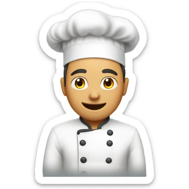 1 second it is cooking chef sticker