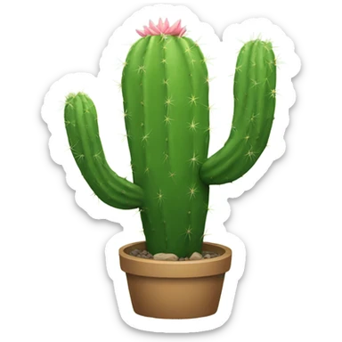 Coolest Cactus sticker