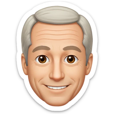 jeffrey epstein trolled face sticker