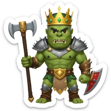 Ork King  sticker