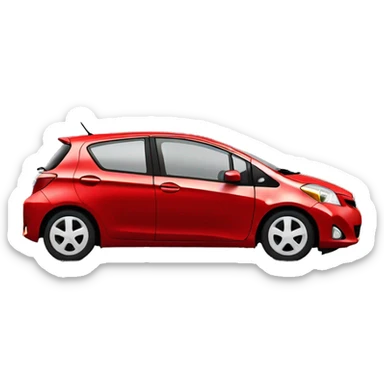 toyota yaris 2009 hatchback 5 doors sticker
