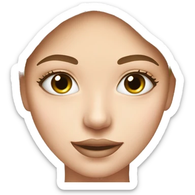 Moisturiser on a girl sticker