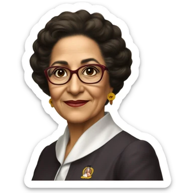 Julia Constancia de Burgos García was a Puerto Rican poet. As an advocate of Puerto Rican independence, she served as Secretary General of the Daughters of Freedom, the women's branch of the Puerto Rican Nationalist Party. burgundy  sticker